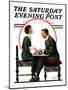 "Ouija Board" Saturday Evening Post Cover, May 1,1920-Norman Rockwell-Mounted Premium Giclee Print