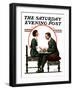 "Ouija Board" Saturday Evening Post Cover, May 1,1920-Norman Rockwell-Framed Giclee Print