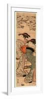 Ouka No Nibijin-Torii Kiyonaga-Framed Giclee Print