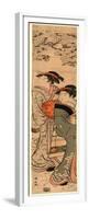 Ouka No Nibijin-Torii Kiyonaga-Framed Premium Giclee Print