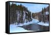 Oulanka Wildlife Reserve in Finland.-Valoor-Framed Stretched Canvas