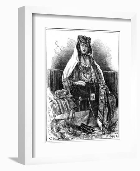 Ouled Nail Dancer, Algeria, C1890-Armand Kohl-Framed Giclee Print