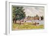 Oulton Broad, Near Lowestoft, Suffolk-null-Framed Art Print