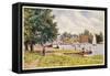 Oulton Broad, Near Lowestoft, Suffolk-null-Framed Stretched Canvas