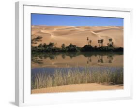 Oum El Ma Lake, Mandara Valley, Southwest Desert, Libya, North Africa, Africa-Nico Tondini-Framed Photographic Print