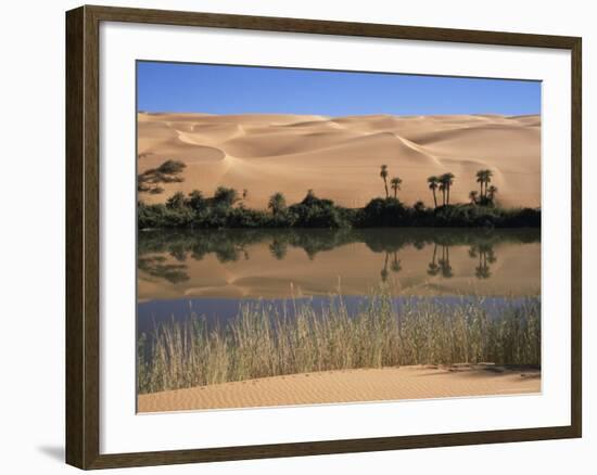 Oum El Ma Lake, Mandara Valley, Southwest Desert, Libya, North Africa, Africa-Nico Tondini-Framed Photographic Print