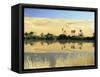 Oum El Ma Lake, Mandara Valley, Southwest Desert, Libya, North Africa, Africa-Nico Tondini-Framed Stretched Canvas