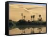 Oum El Ma (Umm El Ma) Lake, Mandara Valley, Southwest Desert, Libya, North Africa, Africa-Nico Tondini-Framed Stretched Canvas