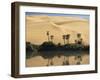 Oum El Ma (Umm El Ma) Lake, Mandara Valley, Southwest Desert, Libya, North Africa, Africa-Nico Tondini-Framed Photographic Print