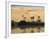 Oum El Ma (Umm El Ma) Lake, Mandara Valley, Southwest Desert, Libya, North Africa, Africa-Nico Tondini-Framed Photographic Print