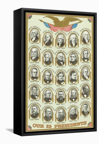 Our 25 Presidents-null-Framed Stretched Canvas