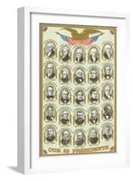 Our 25 Presidents-null-Framed Art Print