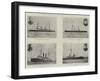 Our Admirals and their Flag-Ships-null-Framed Giclee Print