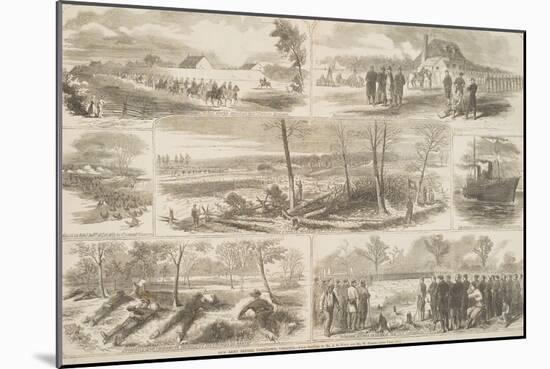 Our Army before Yorktown, Virginia, Published in "Harper's Weekly," May 3, 1862-Winslow Homer-Mounted Giclee Print