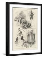 Our Artist in America, a Look Round New York in the Snow-Henry Charles Seppings Wright-Framed Giclee Print