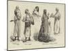 Our Artist in Egypt, Along the Road from Alexandria to Cairo-null-Mounted Giclee Print