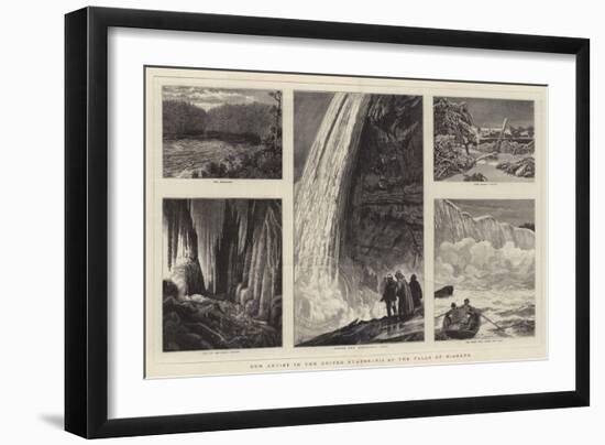 Our Artist in the United States, Vii, at the Falls of Niagara-null-Framed Giclee Print