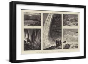 Our Artist in the United States, Vii, at the Falls of Niagara-null-Framed Giclee Print