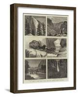 Our Artist in the United States, XVII, the Yosemite Valley, California-null-Framed Giclee Print