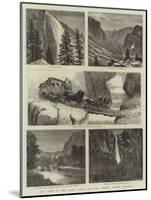 Our Artist in the United States, XVII, the Yosemite Valley, California-null-Mounted Giclee Print