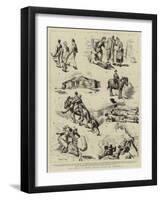 Our Artist in Wales, III, an Ascent of Snowdon, I-Sydney Prior Hall-Framed Giclee Print