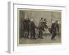 Our Artist's Christmas Entertainment, Arrival of the Visitors-Arthur Boyd Houghton-Framed Giclee Print