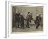 Our Artist's Christmas Entertainment, Arrival of the Visitors-Arthur Boyd Houghton-Framed Giclee Print