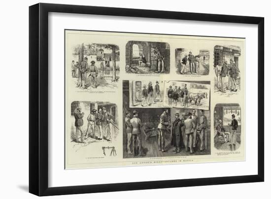 Our Artist's Misadventures in Manila-null-Framed Giclee Print