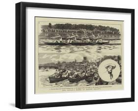 Our Artist's Notes at Henley Regatta-William Lionel Wyllie-Framed Giclee Print