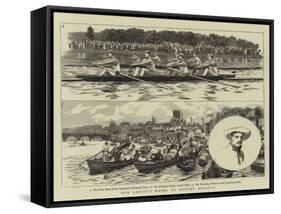 Our Artist's Notes at Henley Regatta-William Lionel Wyllie-Framed Stretched Canvas