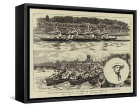 Our Artist's Notes at Henley Regatta-William Lionel Wyllie-Framed Stretched Canvas