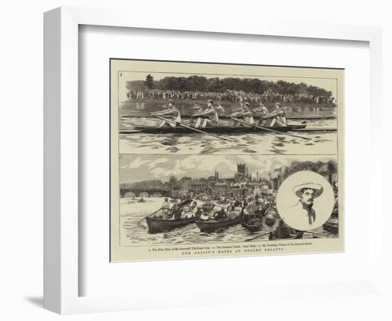 Our Artist's Notes at Henley Regatta-William Lionel Wyllie-Framed Giclee Print