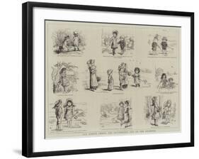 Our Babies Among the Buttercups and on the Seashore-Kate Greenaway-Framed Giclee Print