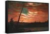 Our Banner in the Sky-Frederic Edwin Church-Framed Stretched Canvas