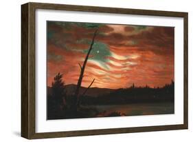 Our Banner in the Sky-Frederic Edwin Church-Framed Giclee Print