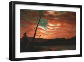 Our Banner in the Sky-Frederic Edwin Church-Framed Giclee Print