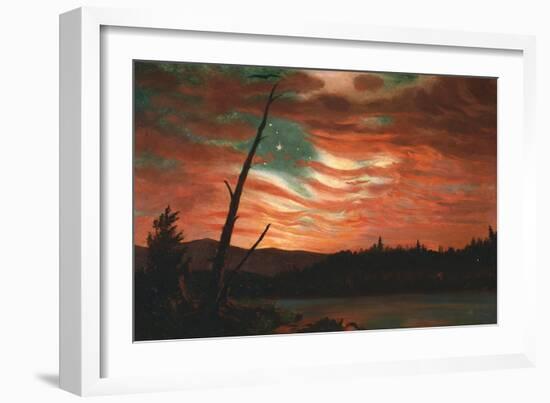 Our Banner in the Sky-Frederic Edwin Church-Framed Giclee Print