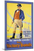 Our Best Customer But, He Needs Credit!-Malcolm Gibson-Mounted Art Print