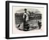 Our Boatman at Tahiti, French Polynesia, Southern Pacific Ocean-null-Framed Giclee Print