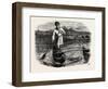 Our Boatman at Tahiti, French Polynesia, Southern Pacific Ocean-null-Framed Giclee Print