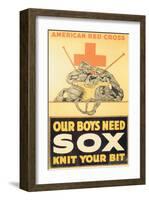 Our Boys Need Sox-null-Framed Art Print