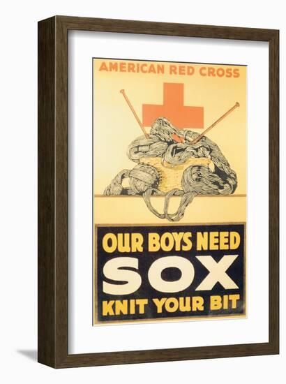 Our Boys Need Sox-null-Framed Art Print