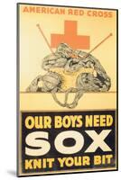 Our Boys Need Sox-null-Mounted Art Print