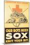 Our Boys Need Sox-null-Mounted Art Print