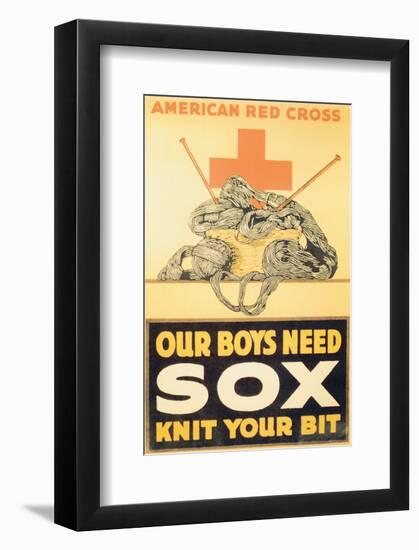 Our Boys Need Sox-null-Framed Art Print