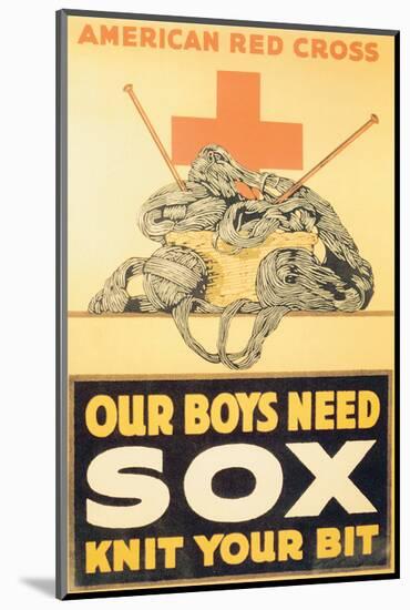 Our Boys Need Sox-null-Mounted Art Print