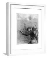 Our Brave Men, Advance by Jumps, 1914-null-Framed Giclee Print