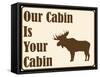 Our Cabin-Joanne Paynter Design-Framed Stretched Canvas