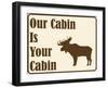 Our Cabin-Joanne Paynter Design-Framed Giclee Print