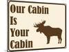 Our Cabin-Joanne Paynter Design-Mounted Giclee Print